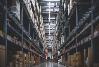 store, stacks, shelves